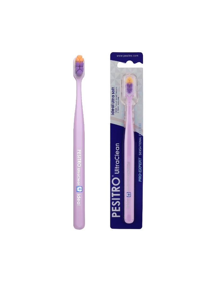 PESITRO UltraClean Ideal Ultra Soft Toothbrush – 10,000 Nano Ultra-Soft Filaments with Anchor-Free Technology for Sensitive & Post-Surgical Care - Image 1